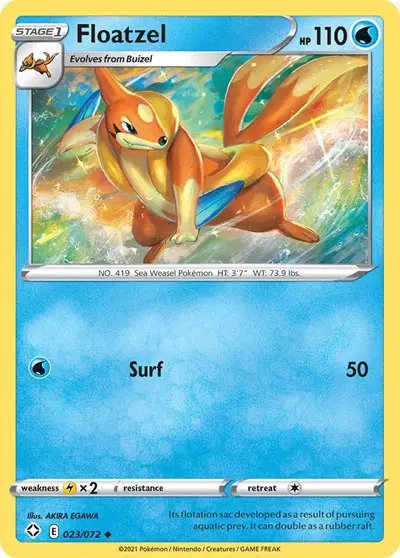 Floatzel — Shining Fates 023/072
