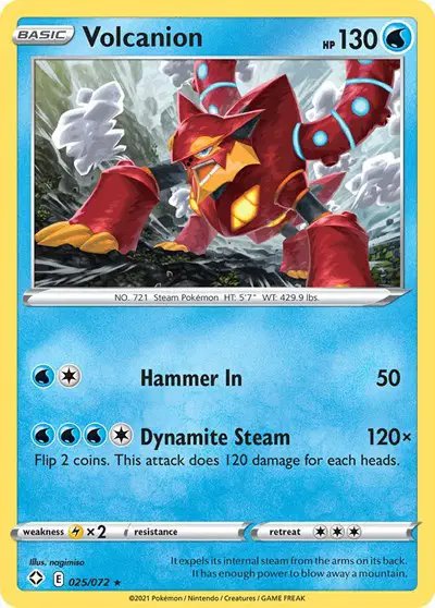 Volcanion — Shining Fates 025/072