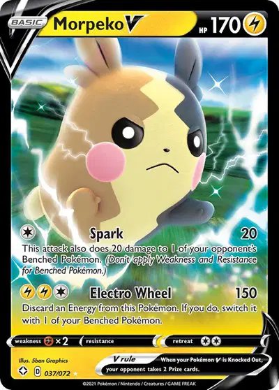 Morpeko V — Shining Fates 037/072