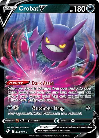 Crobat V — Shining Fates 044/072