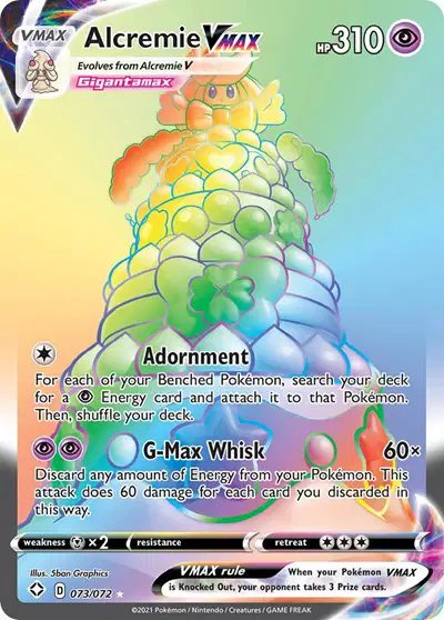 Alcremie VMAX (Secret) — Shining Fates 073/072