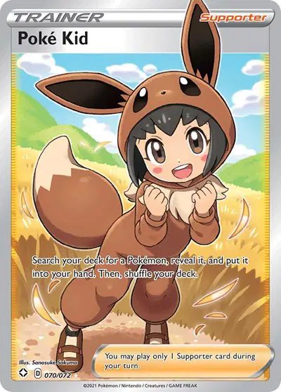 Poke Kid (Full Art) — Shining Fates 070/072