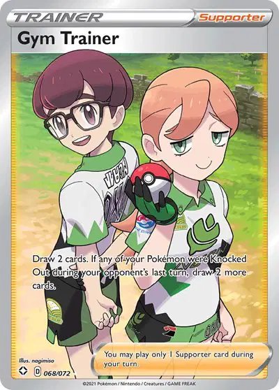 Gym Trainer (Full Art) — Shining Fates 068/072