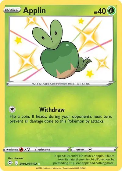 Applin — Shining Fates: Shiny Vault SV012/SV122