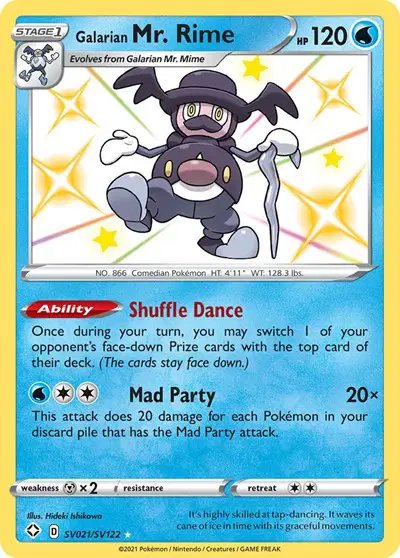 Galarian Mr. Rime — Shining Fates: Shiny Vault SV021/SV122