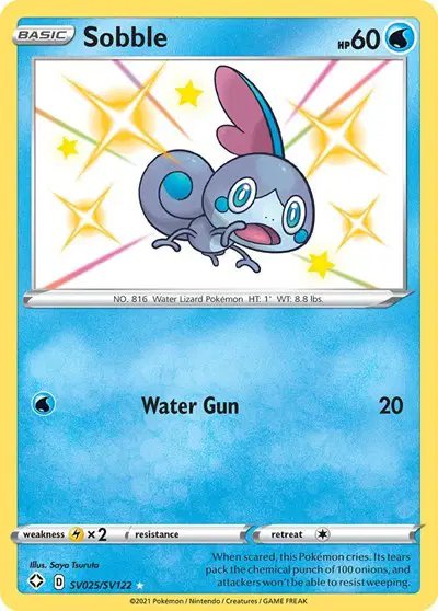 Sobble — Shining Fates: Shiny Vault SV025/SV122