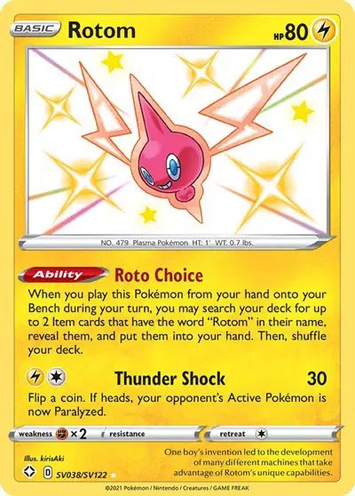 Rotom — Shining Fates: Shiny Vault SV038/SV122