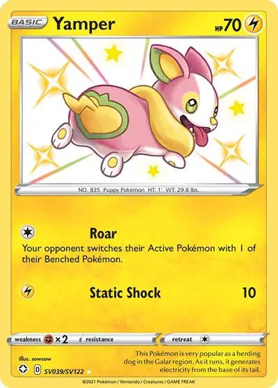 Yamper — Shining Fates: Shiny Vault SV039/SV122