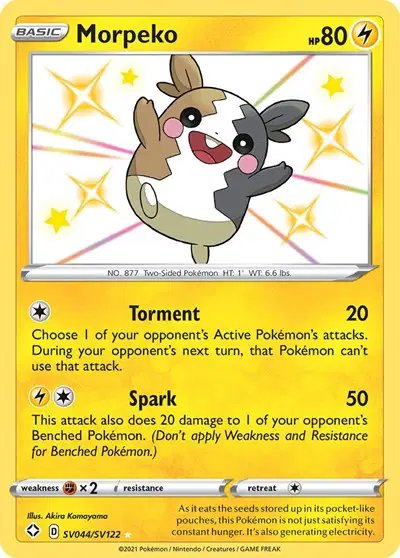 Morpeko — Shining Fates: Shiny Vault SV044/SV122