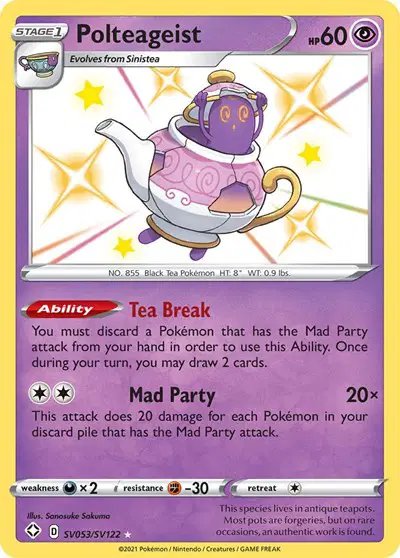 Polteageist — Shining Fates: Shiny Vault SV053/SV122