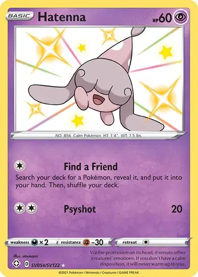 Hatenna — Shining Fates: Shiny Vault SV054/SV122