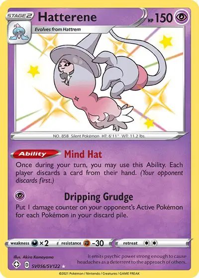 Hatterene — Shining Fates: Shiny Vault SV056/SV122
