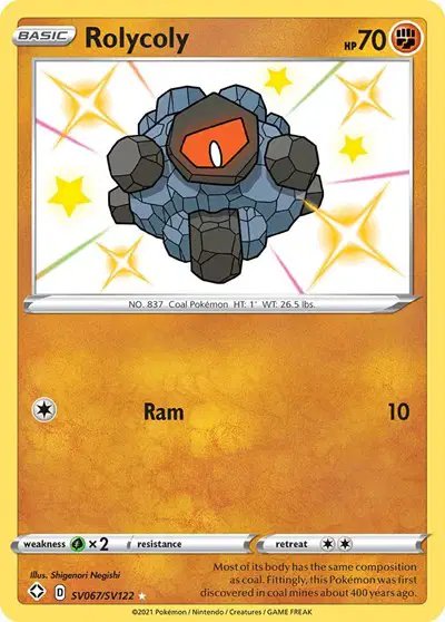 Rolycoly — Shining Fates: Shiny Vault SV067/SV122