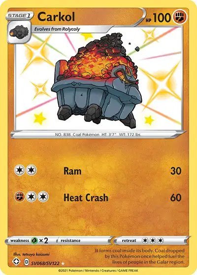 Carkol — Shining Fates: Shiny Vault SV068/SV122