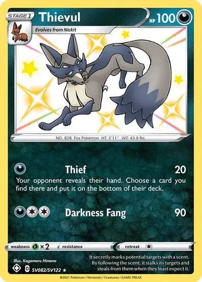 Thievul — Shining Fates: Shiny Vault SV082/SV122