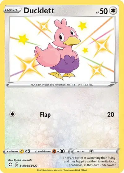 Ducklett — Shining Fates: Shiny Vault SV095/SV122