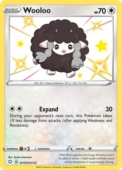 Wooloo — Shining Fates: Shiny Vault SV103/SV122