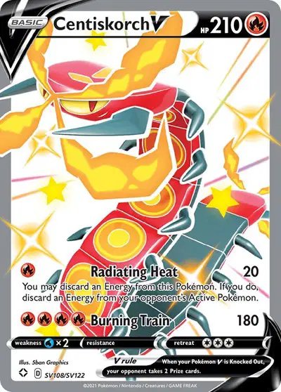 Centiskorch V — Shining Fates: Shiny Vault SV108/SV122