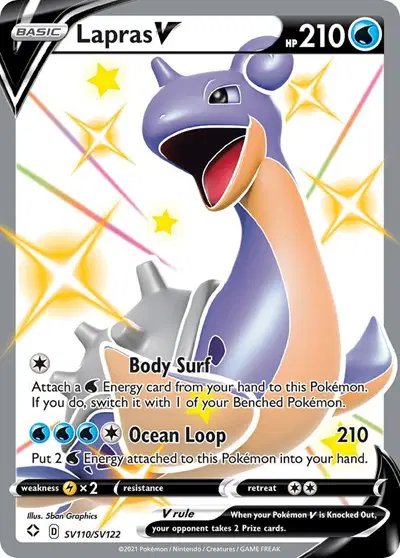 Lapras V — Shining Fates: Shiny Vault SV110/SV122