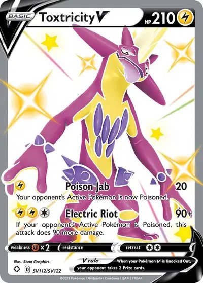 Toxtricity V — Shining Fates: Shiny Vault SV112/SV122