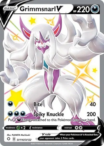 Grimmsnarl V — Shining Fates: Shiny Vault SV116/SV122