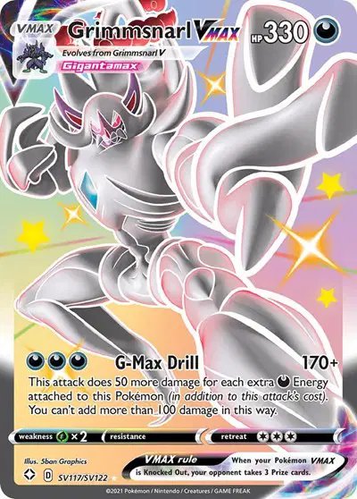 Grimmsnarl VMAX — Shining Fates: Shiny Vault SV117/SV122