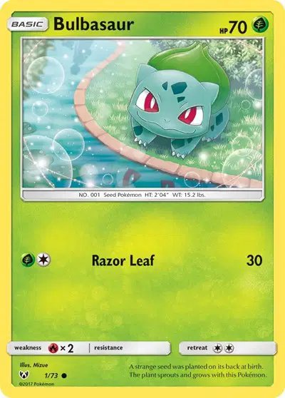 Bulbasaur — Shining Legends 1
