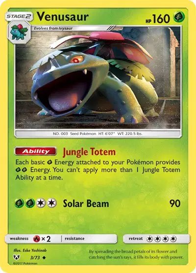 Venusaur — Shining Legends 3