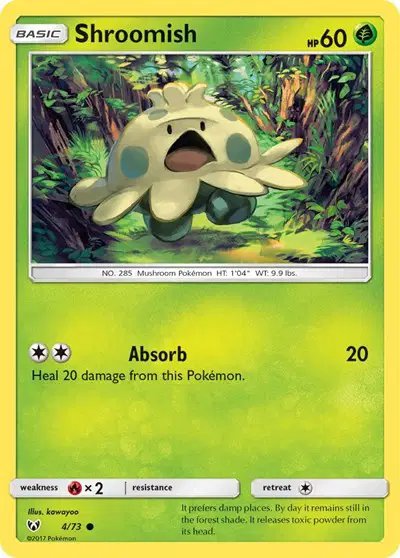 Shroomish — Shining Legends 4