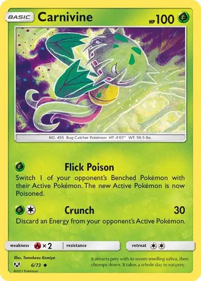 Carnivine — Shining Legends 6