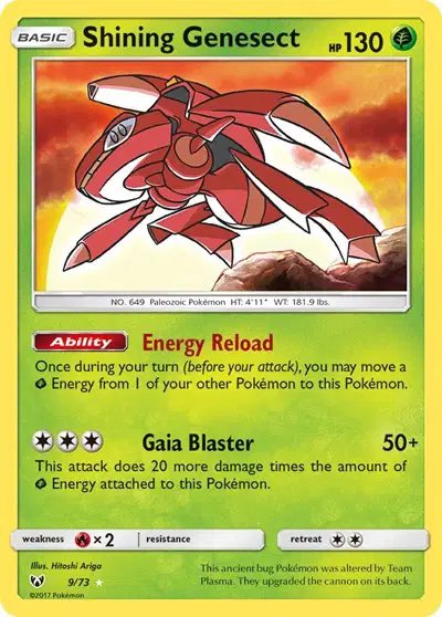 Shining Genesect — Shining Legends 9