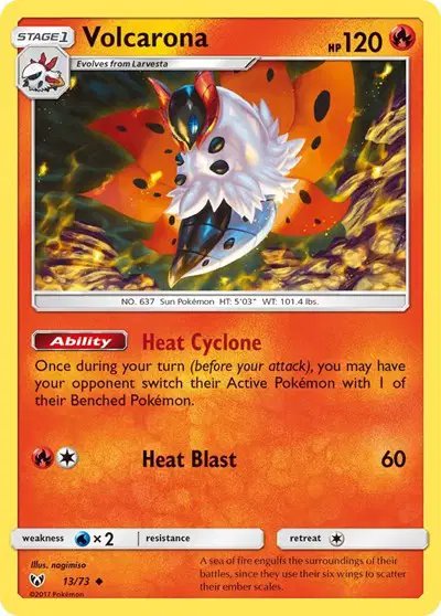Volcarona — Shining Legends 13
