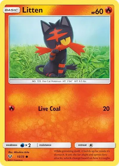 Litten — Shining Legends 15