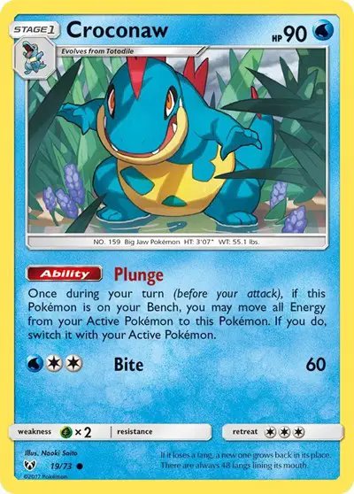 Croconaw — Shining Legends 19