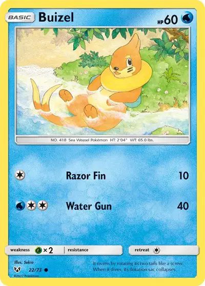 Buizel — Shining Legends 22