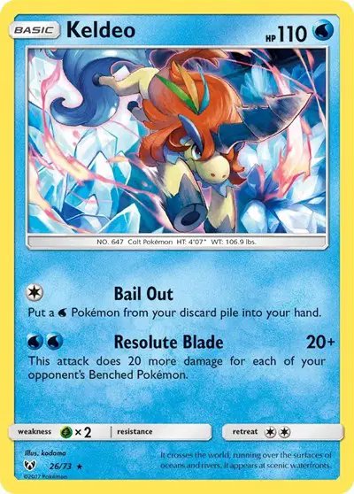 Keldeo — Shining Legends 26
