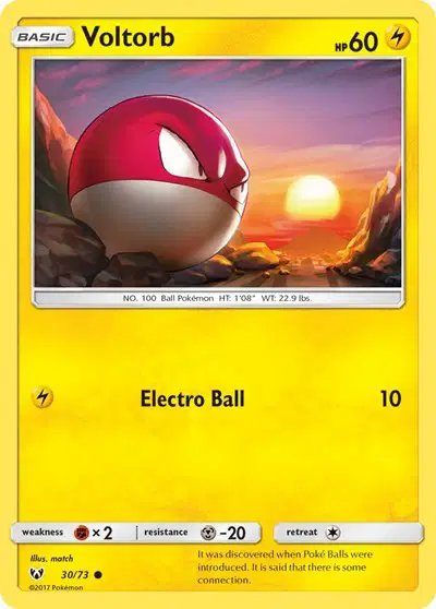 Voltorb — Shining Legends 30