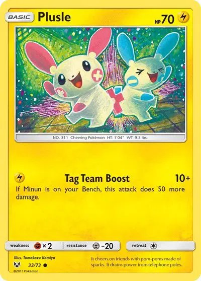 Plusle — Shining Legends 33
