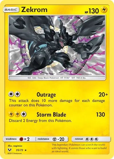 Zekrom — Shining Legends 35