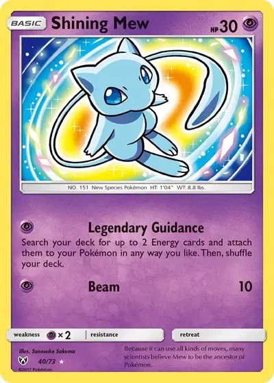 Shining Mew — Shining Legends 40