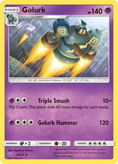Golurk — Shining Legends 44