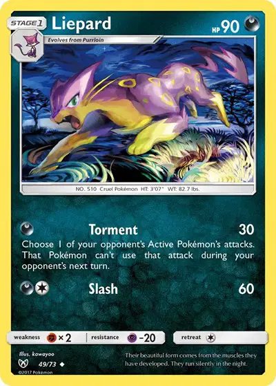 Liepard — Shining Legends 49