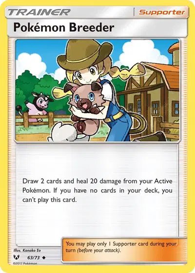 Pokemon Breeder — Shining Legends 63