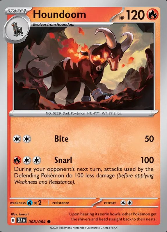 Houndoom — Shrouded Fable 008/064