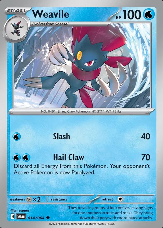 Weavile — Shrouded Fable 014/064