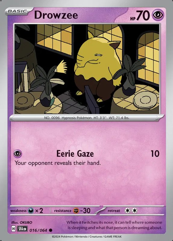 Drowzee — Shrouded Fable 016/064