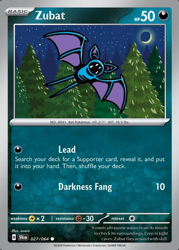 Zubat — Shrouded Fable 027/064