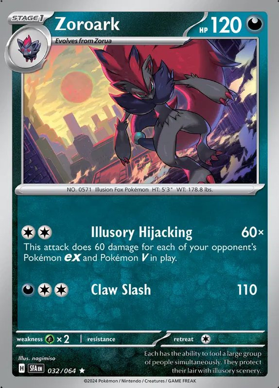 Zoroark — Shrouded Fable 032/064