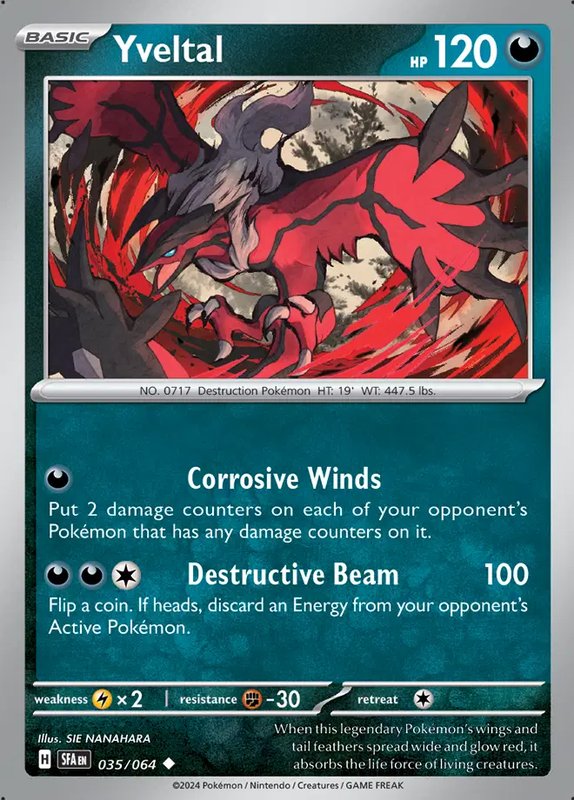 Yveltal — Shrouded Fable 035/064