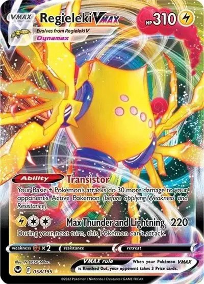 Regieleki VMAX — Silver Tempest 058/195